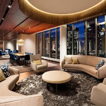 Chicago High Rise Residential Lobby and Amenity Spaces