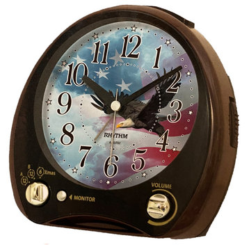Patriot Morning Musical Alarm Clock by Rhythm