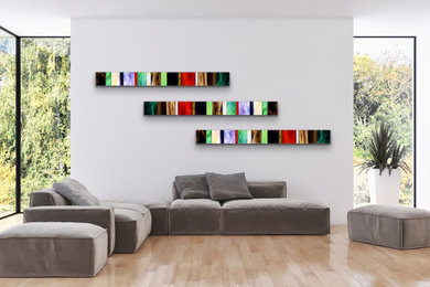 Inspiration for a contemporary living room remodel in Other