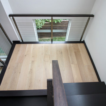 Project #70 | Open-Riser Staircase with Cable Railing