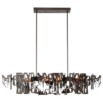Hubbardton Forge 401310-89 Brutus Pendant in Ink