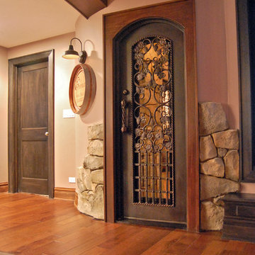 Aurora Lower Level Wine Cellar