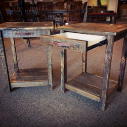 Barnwood Bedroom - Side Tables And End Tables