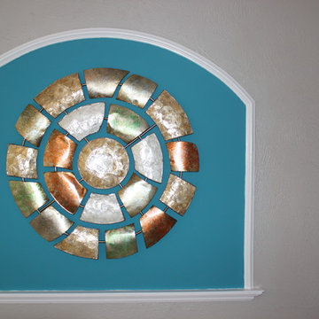 Niches and shelves to display art, all constructed by MH Construction