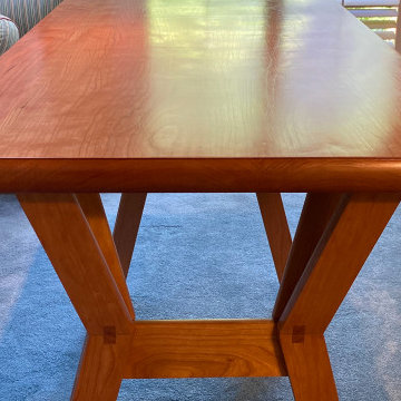 Natural cherry writing desk