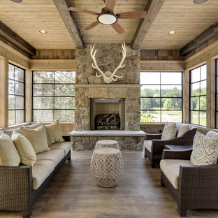 75 Beautiful Brown Sunroom Pictures Ideas Houzz