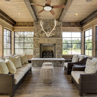 75 Beautiful Rustic Sunroom Pictures Ideas Houzz