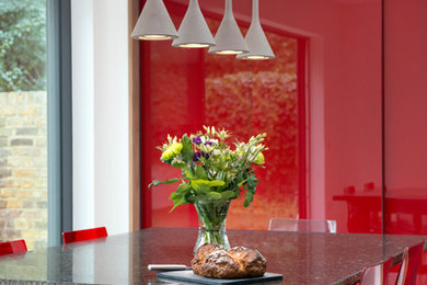 Design ideas for a contemporary kitchen in London.