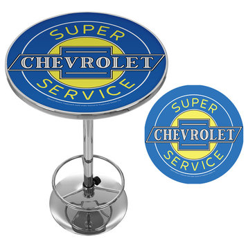 Chevrolet Chrome Pub Table, Super Service