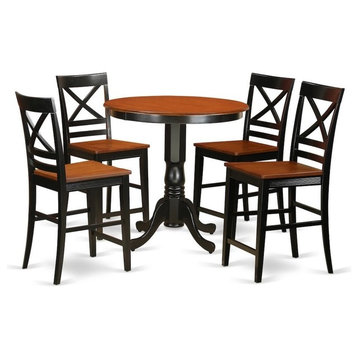 5-Piece Counter Height Table And Chair Set