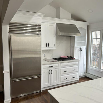 Transitional Kitchen - Cabinet Painting & Refinish