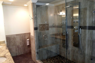 Bathroom - modern bathroom idea in Dallas