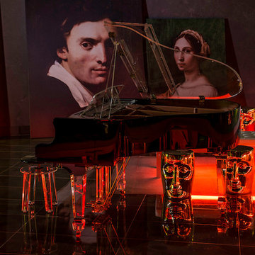 Aire Acrylic Baby Grand Piano