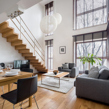 Contemporary Stylish living room, Redmond, WA