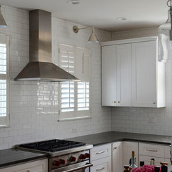 White Shutter for Kitchen Windows - Interior Shutters