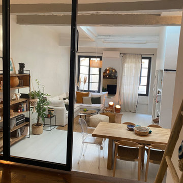 Marseille - Rénovation d'un loft Méditerranéen de 70m²