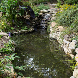 Pond & Waterfall Water Feature - Outdoor Fountains And Ponds