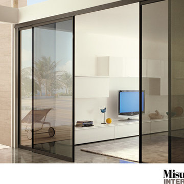 Glass room dividers