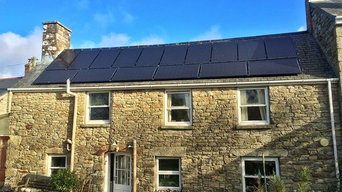 Biomass and 4kW Solar PV installation, Cornwall