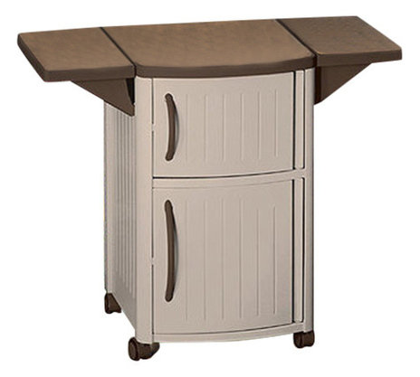 Serving Station Patio Cabinet Outdoor Carts By Organize It Serving Station Patio Cabinet