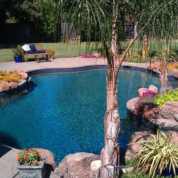 Before and After Pool Renovation