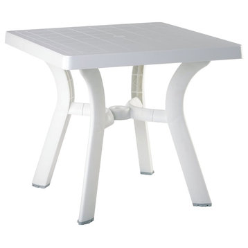 Compamia Viva Outdoor Dining Table, White