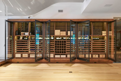 This is an example of a wine cellar in New York.