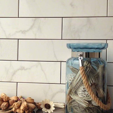 Classique White Carrara Subway Tile