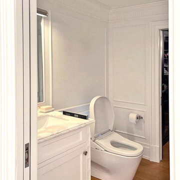Classic white custom bathroom, NJ