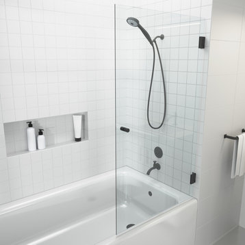 58.25"x31.25" Frameless Shower Bath Door, Door Only