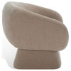Safavieh Couture Kiana Modern Accent Chair, Light Brown