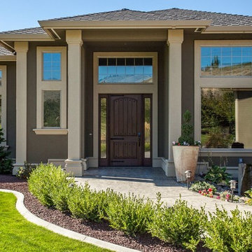 Hurst Landing Entry - Rock Island WA, Bollinger Custom Home Builders