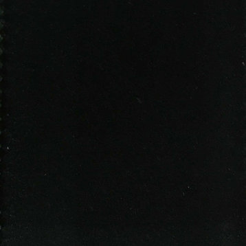 Bowie Cotton Velvet Upholstery Fabric, Black