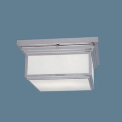 Norwell Lighting Taylor Flush Mount With Shiny Opal Glass 5376 - Bath Products