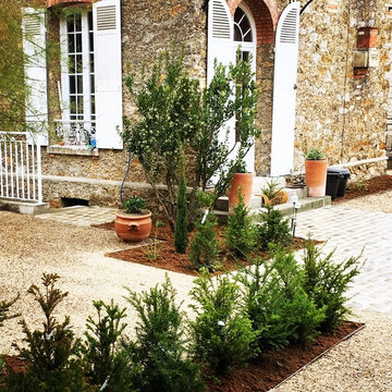Accès à la porte d'entrée