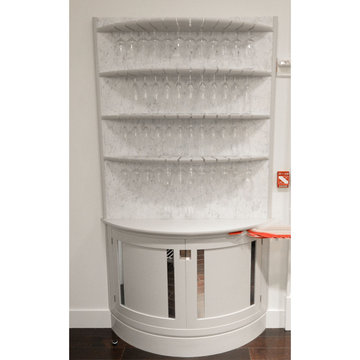 Glassware Storage Area