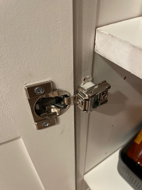 hinges with spacers