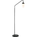 Lite Source - Lite Source LS-83340BLK Firefly - One Light Floor Lamp - Firefly One Light Floor Lamp Black Frosted GlassFloor Lamp, Ab/Glass Shade, E27 Type B 60W.Shade Included:  yesBlack Finish with Frosted GlassFloor Lamp, Ab/Glass Shade, E27 Type B 60W.   Shade Included:  yes. *Number of Bulbs: 1 *Wattage: 60W * BulbType: E27 B *Bulb Included: Yes *UL Approved: Yes