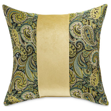 Emerald Isle Forsythe 22" Square Throw Pillow - Green