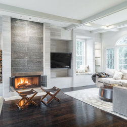 Zebrano Vein Cut Deep Brushed Field Tile - Wall And Floor Tile
