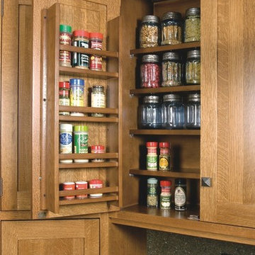 Spice Rack on Wall-cabinet Door