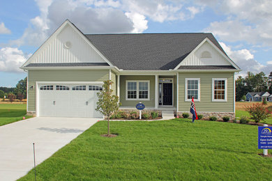 Coastal exterior home idea in Other