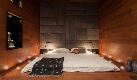 Adoptez le lit au sol pour une chambre zen