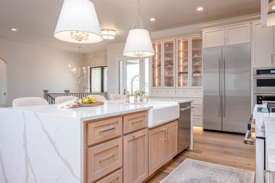 Kitchen - transitional kitchen idea in Denver
