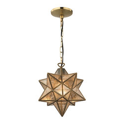 Moravian Star Pendant Light- Gold - Pendant Lighting