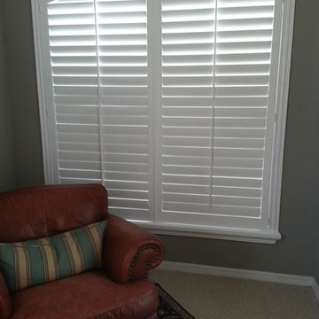 Contoured Panel Shutters for windows with 1/2 arch