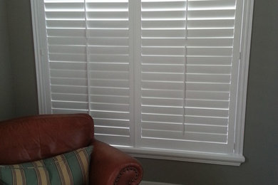 Contoured Panel Shutters for windows with 1/2 arch