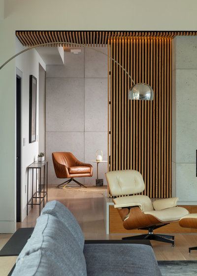 Contemporary Living Room by ZeroEnergy Design
