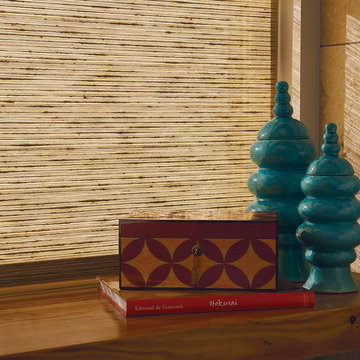 Hunter Douglas Alustra® Woven Textures® Roller Shades and Roman Shades
