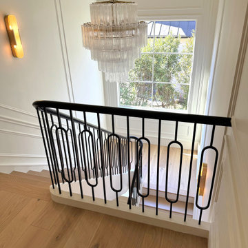 Project #134 | Straight Staircase with Elliptical Stringer